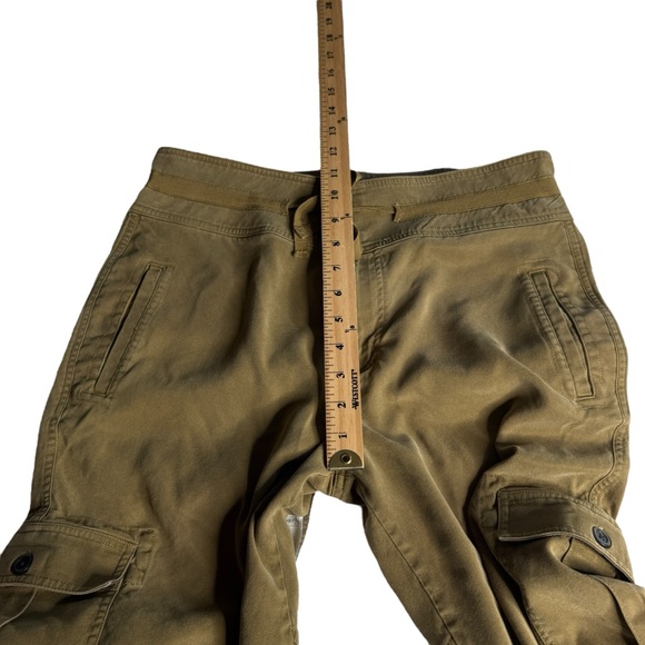 Sundance Iva Cargo Pants in Butternut Tan Cropped Lagenlook Womens Size 8 - Picture 7 of 11
